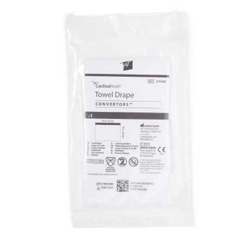 General Purpose Drape Towel Drape 18 W x 12 L Inch Sterile D1000 Case of 1 D1000 Cardinal 860858_CS