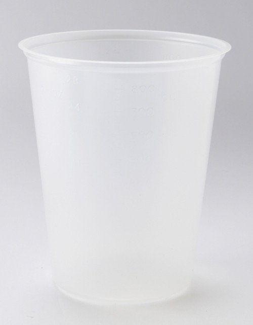 Pitcher Liner Plastic, Graduated, DYND80528, Pack of 50