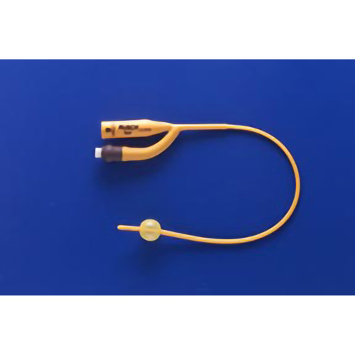 Foley Catheter Rusch Gold 2-Way Standard Tip 3 cc Balloon 10 Fr. Silicone Coated Latex 180003100 Pack of 1