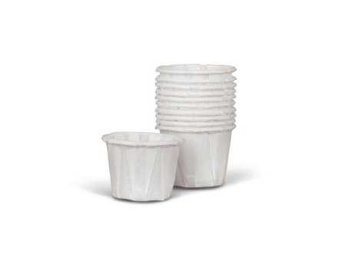Souffle Cup 1 oz. White Paper Disposable NON024220 Box of 250 NON024220 MEDLINE 329719_BX