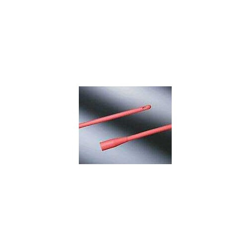 Urethral Catheter Bard Robinson, Nelaton Tip Red Rubber 8 Fr. 16 in, 277708 Case of 12