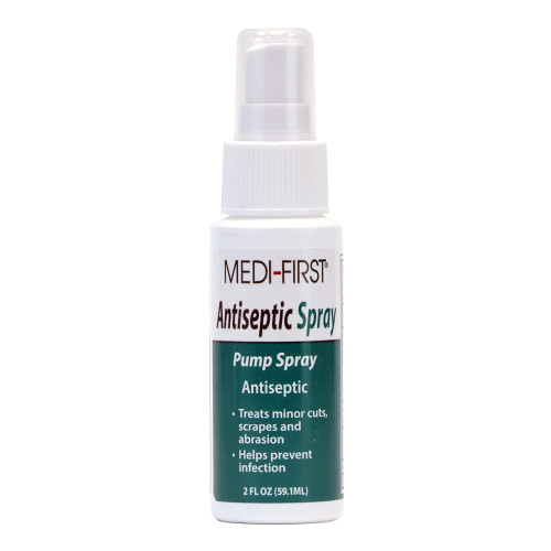 Medi-First Antiseptic BZK (Benzalkonium Chloride) Topical Liquid 2 oz. Spray Bottle, 24402, Pack of 1