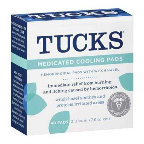 Hemorrhoid Relief Tucks® Pad 40 per Box 04138800732 Box of 40 04138800732 Tucks® 1161031_BX