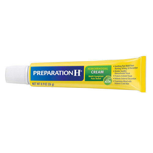 Hemorrhoid Relief Preparation H Cream 0.9 oz. Pack of 1