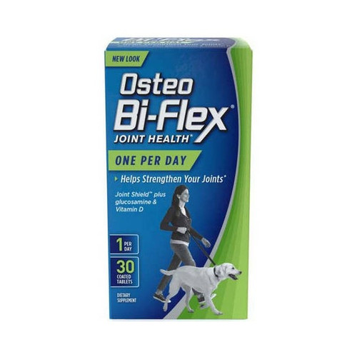 Joint Health Supplement Osteo-Bi-Flex Vitamin D / Glucosamine 400 IU - 1500 mg Strength Caplet Box of 30