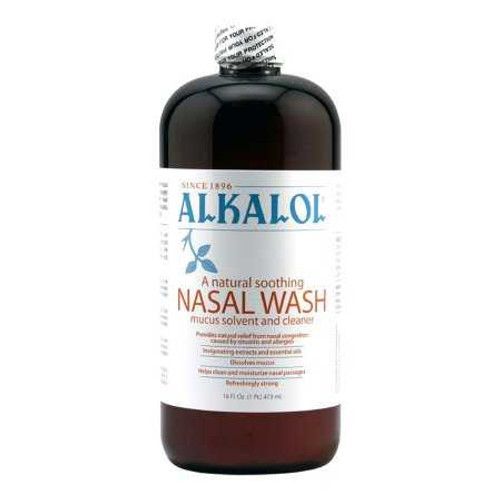 Mucus Solvent and Nasal Wash Alkalol® Liquid 16 oz. 85767000204 Pack of 1 85767000204 Alkalol® 257758_EA