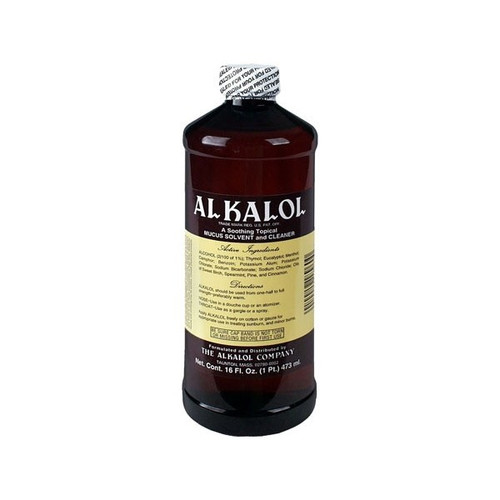 Mucus Solvent and Nasal Wash Alkalol Liquid 16 oz. Pack of 1