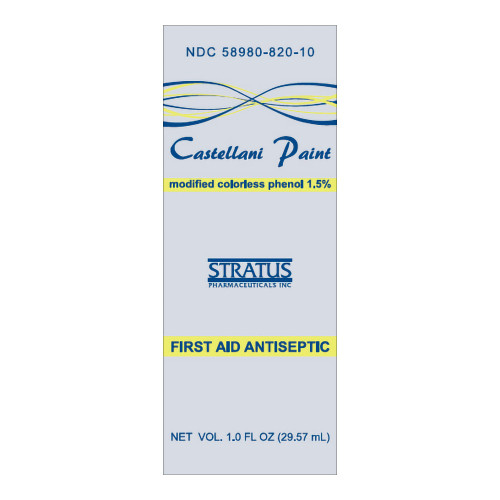 Antiseptic Phenol Topical Liquid 1 oz. Bottle, 58980082010, Pack of 1