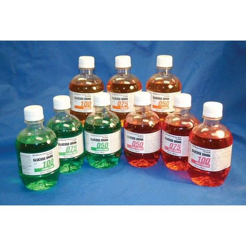 Glucose Tolerance Beverage Glucose Drink Orange 75 Gram 10 oz. per Bottle 10-O-075 Case of 24