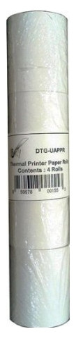 Diagnostic Recording Paper Clarity Thermal Paper Roll Without Grid DTG-UAPPR Pack of 4