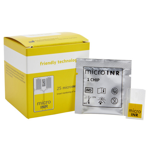 Microfluidics Chip microINR 3 Sample Volume, Individually packed For microINR Meter CHC0025AD, Box of 25
