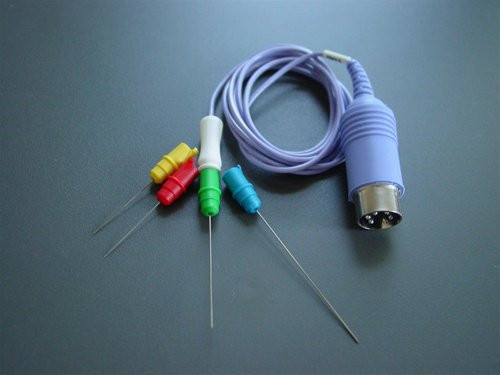 EMG Needle Electrode Teca Elite 26 Gauge x 1-1/2 Inch Length Coated Stainless Steel Sterile Sharp Concentric Needle Tip Disposable S53156 Box of 25