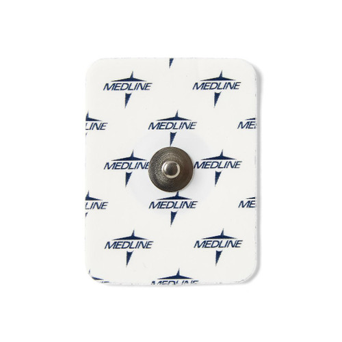 ECG Monitoring Electrode MedGel Foam Backing Non-Radiolucent Snap Connector, Carton of 600