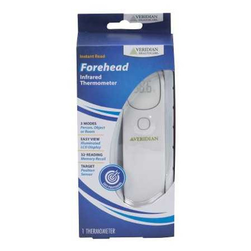 Non-Contact Skin Surface Thermometer Veridian Infrared Skin Probe Handheld 09-313 Pack of 1 09-313 Veridian 1230317_EA