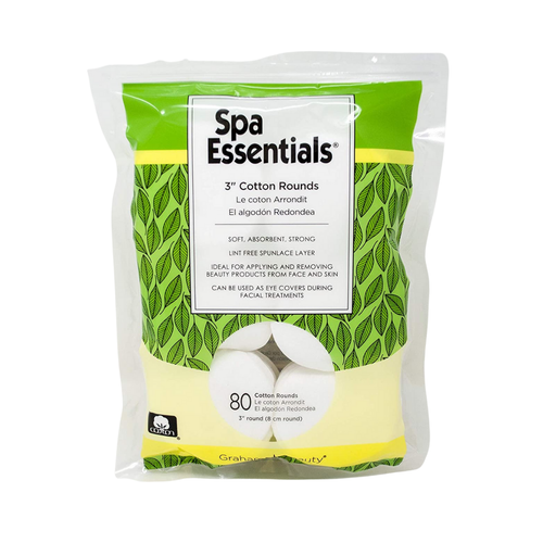  Cotton Round Spa Essentials® NonSterile 55493 Box of 80