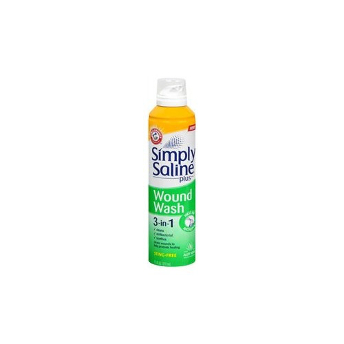 Simply Saline Plus Wound Wash Wound Cleanser 7.1 oz. Spray Can, Sterile Antiseptic Pack of 1