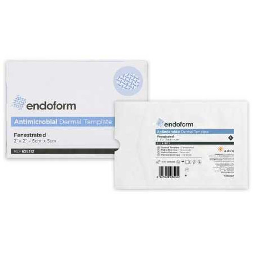 Silver Collagen Dressing Endoform® Antimicrobial 2 x 2 Inch Fenestrated Square Sterile 629312 Pack of 1 629312 Endoform® Antimicrobial 1107361_EA