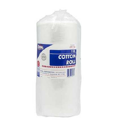 Bulk Rolled Cotton Dukal™ 12 Inch Width 1 per Pack NonSterile 1-Ply Roll Shape CR1-12 Case of 12 CR1-12 Dukal™ 680767_CS