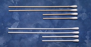 Swabstick Cotton Tip Wood Shaft 6 in, Sterile , C15053-006, Box of 100