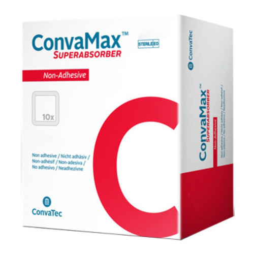 ConvaMax Superabsorber Super Absorbent Dressing 8 X 12 Inch Rectangle, 422573, Pack of 1