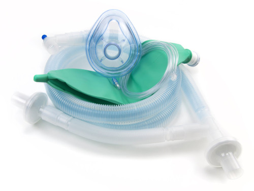 McKesson Anesthesia Breathing Circuit Expandable Tube 72 Inch Tube Single Limb Adult 3 Liter Bag Single Patient Use 16-C72L Case of 20