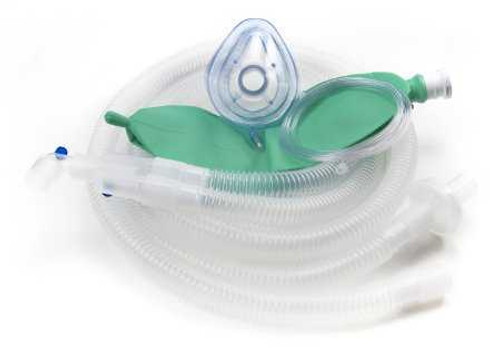 McKesson Anesthesia Breathing Circuit Expandable Tube 72 Inch Tube Dual Limb Adult 3 Liter Bag Single Patient Use 16-D72M Pack of 1 16-D72M McKesson 1016884_EA