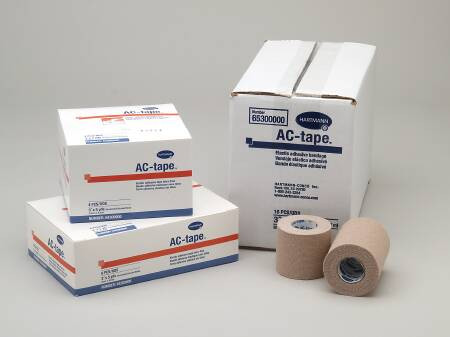 Athletic Tape AC-tape Tan 4 Inch x 5 Yard Cotton NonSterile 64400000 Case of 36