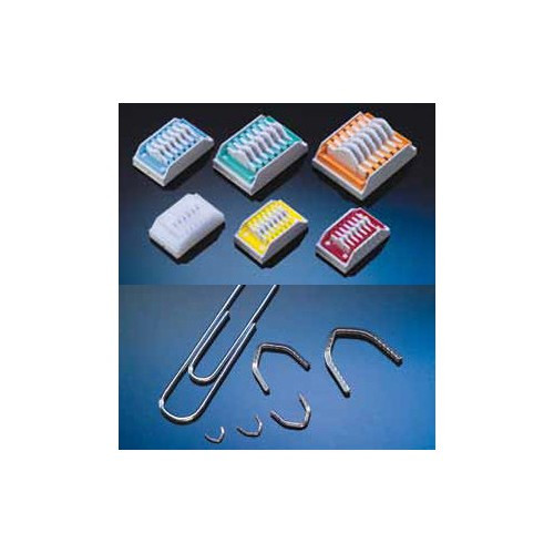 Adhesive Cartridge Style Ligating Clip Horizon Titanium Medium Blue Clip 6 Clips 002200 CR/6