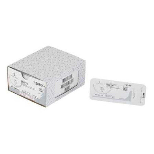 Absorbable Suture with Needle PDS™ II Polydioxanone TP-1 1/2 Circle Taper Point Needle Size 1 Monofilament Z880G Box of 12 Z880G PDS™ II 161389_BX