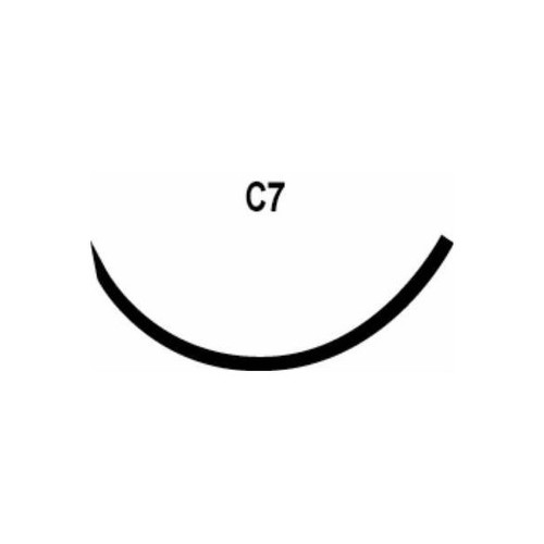 Nonabsorbable Suture with Needle LOOK Nylon C-7 3/8 Circle Reverse Cutting Needle Size 3 - 0 Monofilament 925B Box of 12
