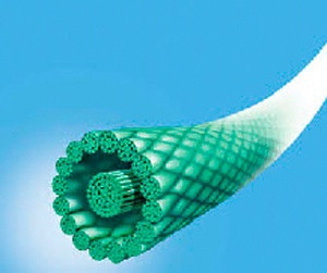 Nonabsorbable Suture with Needle Ethibond Polyester SH 1/2 Circle Taper Point Needle Size 3 - 0 Braided X832H Box of 36