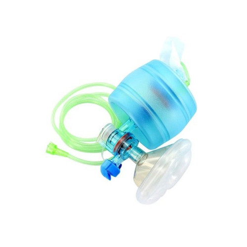 Medical CPR-2 Resuscitator with Face Mask, One Size Fits Most Mercury Medical 1056002, Box of 6
