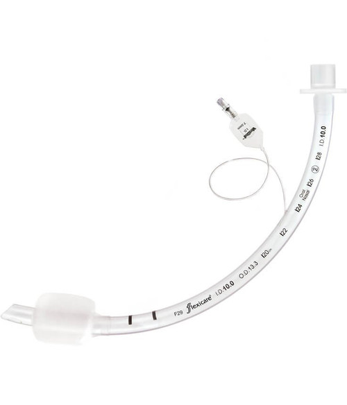 Flexicare VentiSeal Cuffed Endotracheal Tube Curved 4.0 mm Pediatric Murphy Eye, 038-974-040U, Box of 10