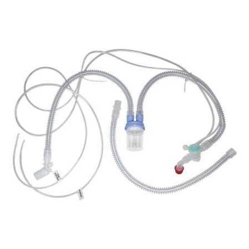 Ventilator Circuit Corrugated Tube 72 Inch Tube Dual Limb Pediatric Without Breathing Bag Single Patient Use Active Ventilator Circuit VC1001P Case of 30 VC1001P Sunset Healthcare 1194609_CS