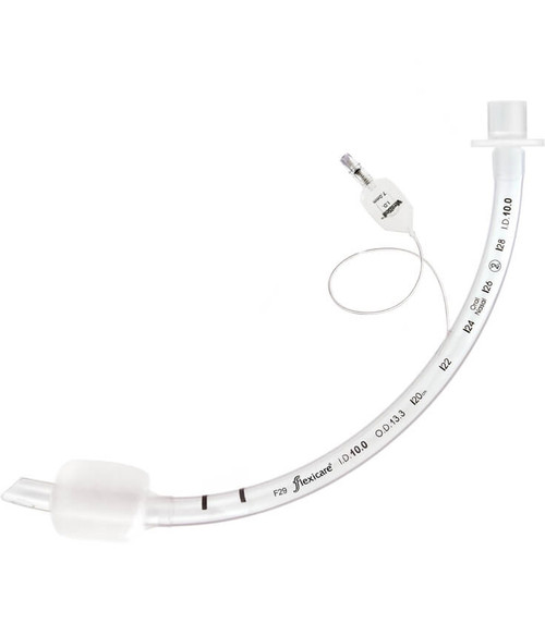 Flexicare VentiSeal Cuffed Endotracheal Tube Curved 4.5 mm Pediatric Murphy Eye, 038-974-045U, Box of 10