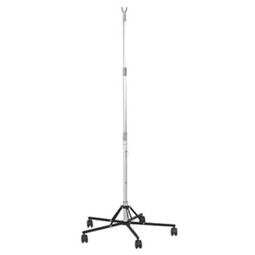 Disposable IV Stand Floor Stand McKesson 2-Hook 5 Caster Plastic Base MS391520 Case of 6 MS391520 McKesson 1139254_CS