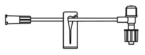 IV Extension Set Small Bore 4 Inch Tubing Without Filter 471954 Case of 100 471954 B. Braun 167350_CS