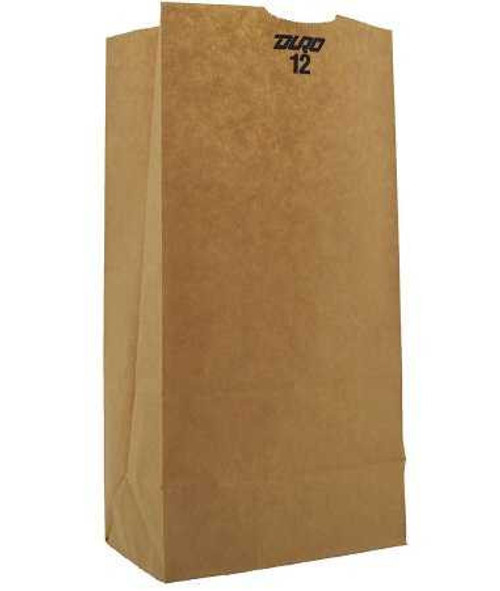 Grocery Bag Duro® Brown Kraft Recycled Paper #12 18412 Case of 1 18412 Duro® 973474_CS