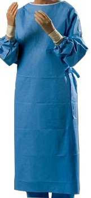 Non-Reinforced Surgical Gown with Towel Astound® 2X-Large Blue Sterile AAMI Level 3 Disposable 9575 Case of 18 9575 Astound® 273643_CS
