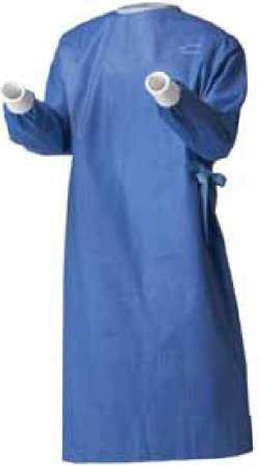 Non-Reinforced Surgical Gown RoyalSilk™ 2X-Large Blue Sterile AAMI Level 3 Disposable 9578 Pack of 1 9578 RoyalSilk™ 663435_EA