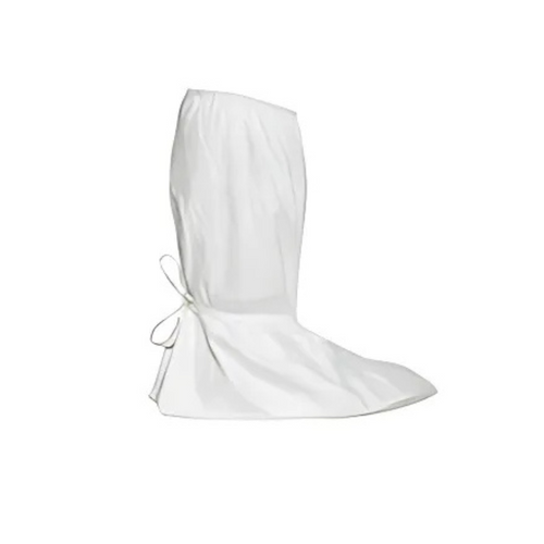 Cleanroom Boot Cover DuPont™ Tyvek® IsoClean® Large Calf High PVC Sole White Sterile IC457SWHLG01000S Case of 100