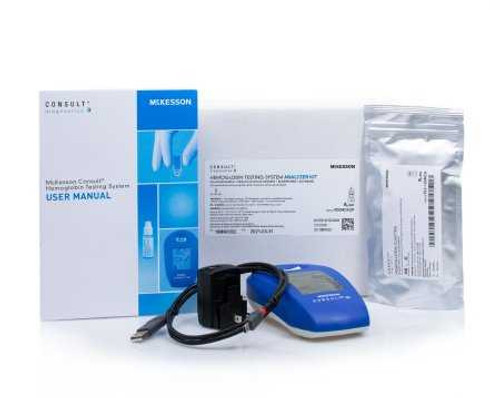 Hemoglobin Analyzer McKesson Consult™ Hb CLIA Waived 900MCKSP Pack of 1 900MCKSP McKesson Consult™ Hb 1113577_EA