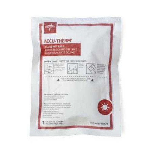 Instant Hot Pack Medline Deluxe General Purpose Plastic / Nonwoven Lining / Sodium Acetate Disposable MDS149000 Case of 24 MDS149000 Medline Deluxe 1105694_CS