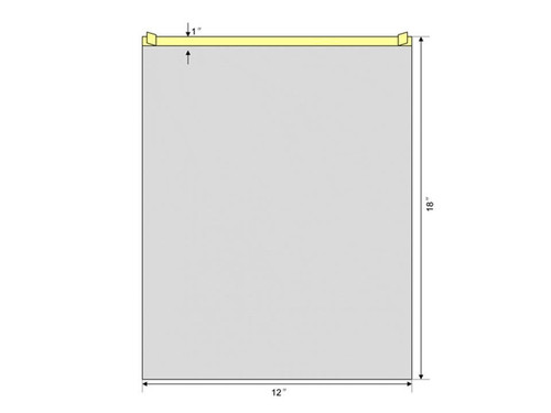 General Purpose Drape ClearView 12 W x 18 L in Sterile 1501-1000 Case of 40