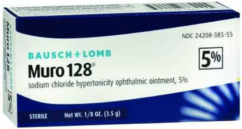 Irritated Eye Relief Muro 128® 3.5 Gram Eye Ointment 24208038555 Pack of 1 24208038555 Muro 128® 267776_EA