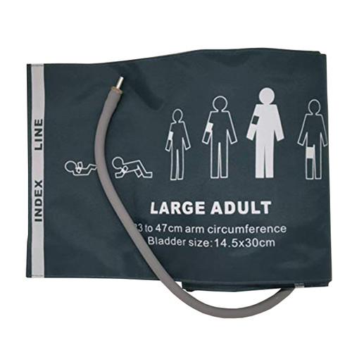 Reusable Blood Pressure Cuff 33 to 47 cm Arm Nylon Cuff Large Adult Cuff U1869S-01-C12 Pack of 1 Reusable Blood Pressure Cuff 33 to 47 cm Arm Nylon Cuff Large Adult Cuff U1869S-01-C12 Pack of 1