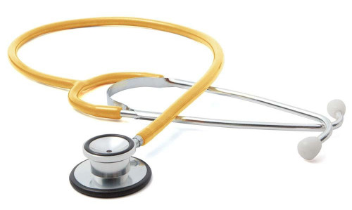 General Exam Stethoscope Proscope 670 Yellow 1-Tube 21'' Tube Double Sided Chestpiece 670Y Pack of 1