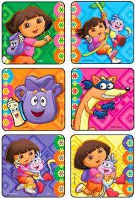 Kids Love Stickers® 90 per Pack Dora The Explorer Sticker 2-1/2 Inch 1472P Pack of 90 1472P Kids Love Stickers® 794469_PK