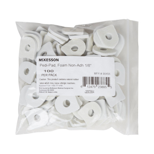 Corn Pad McKesson One Size Non-Adhesive Foot 98456 Pack of 100