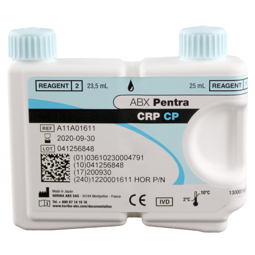 General Chemistry Reagent ABX Pentra C-Reactive Protein (CRP) For ABX Pentra 400 Clinical Chemistry Analyzer 200 Tests Pack of 1